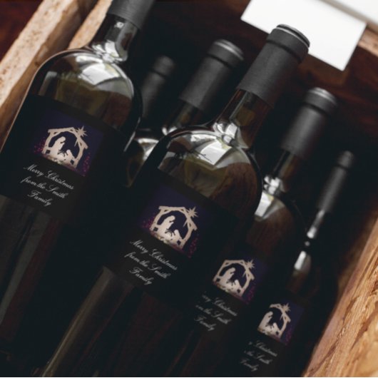 Vakantie/Huwelijkscadeaus Verwarde kerstwijn Wijn Etiket