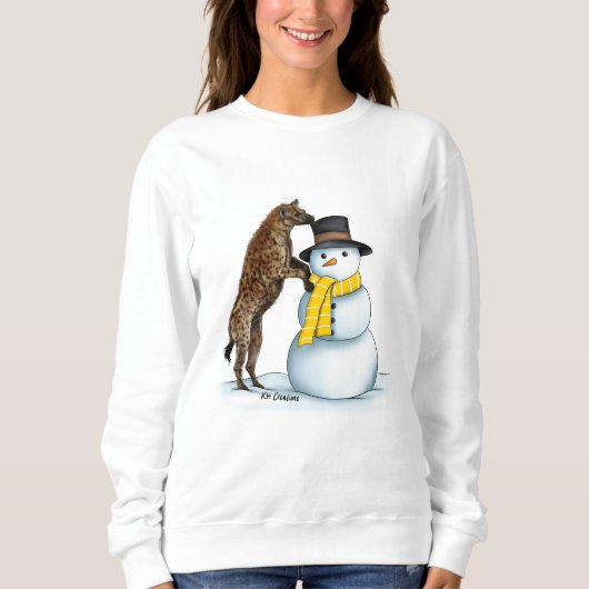 Vakantie hyena - sweatshirt (Voorkant)