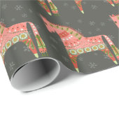 Vakantie Hygge Paard Wrapping Papier (Rol Hoek)