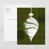 Vakantie Icon - Vakantie Ornament Feestdagenkaart (Voorkant / Achterkant)