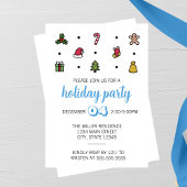 Vakantie Iconen Party uitnodiging