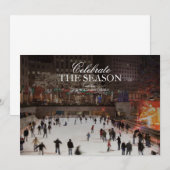 Vakantie ijsbaan in Rockefeller Center Kaart (Voorkant / Achterkant)