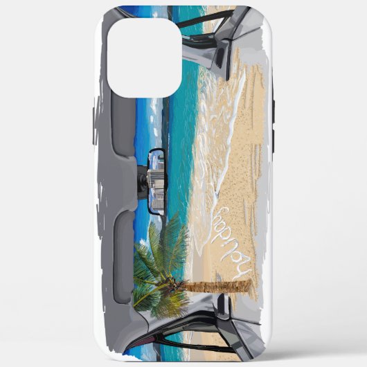 vakantie-illustratie Case-Mate iPhone case (Achterkant)