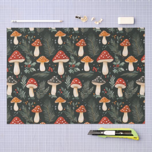 Vakantie in betoverd bos tissuepapier (Craft)