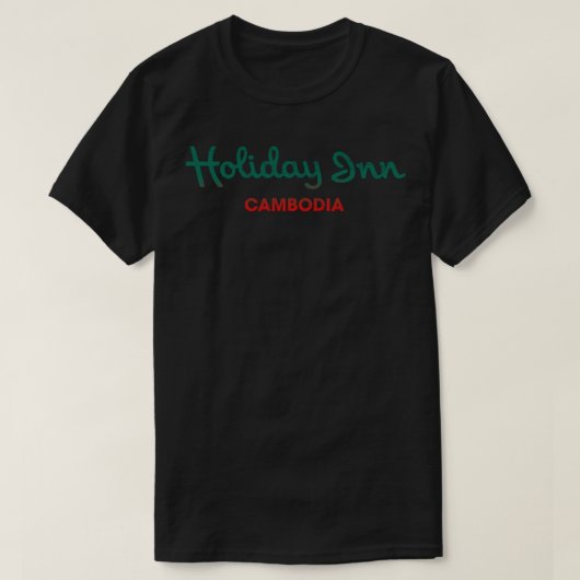 Vakantie in Cambodja T-shirt (Design voorkant)