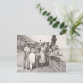 Vakantie in Cannes, Frankrijk, jaren dertig Feestdagenkaart (Staand voorkant)