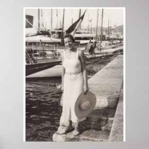 Vakantie in Cannes, jaren dertig Poster
