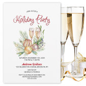 Vakantie in Champagne Glass Kaart