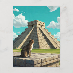 Vakantie in Chichen Itza Mexico Reizen Briefkaart