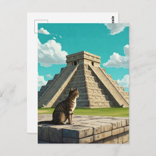 Vakantie in Chichen Itza Mexico Reizen Briefkaart (Voorkant / Achterkant)
