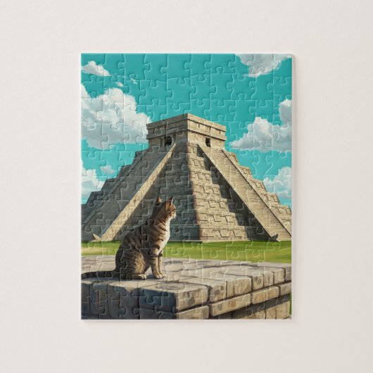 Vakantie in Chichen Itza Mexico Reizen Legpuzzel (Verticaal)