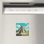 Vakantie in Chichen Itza Mexico Reizen Magneet (Insitu (Vaatwasser))