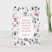 Vakantie in de kerstfeestdag in de stad (Voorkant)