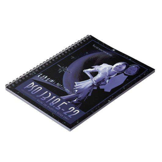 Vakantie in de ruimtevaart notitieboek (Linkerzijde)