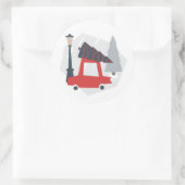 Vakantie in de stad kerst vakantie Sticker (Tas)