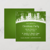 Vakantie in de uitnodigingen van de stad (Voorkant / Achterkant)