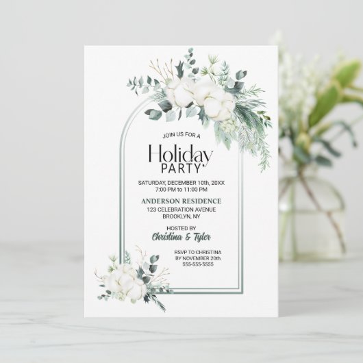 Vakantie in Eucalyptus Arch Kaart (Staand voorkant)