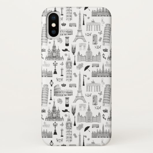 Vakantie in Europa Case-Mate iPhone Case (Achterkant)