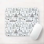 Vakantie in Europa Muismat (Met muis)