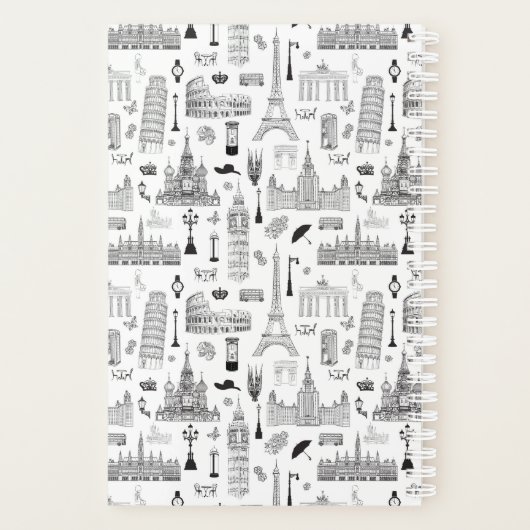 Vakantie in Europa Planner (Achterkant)