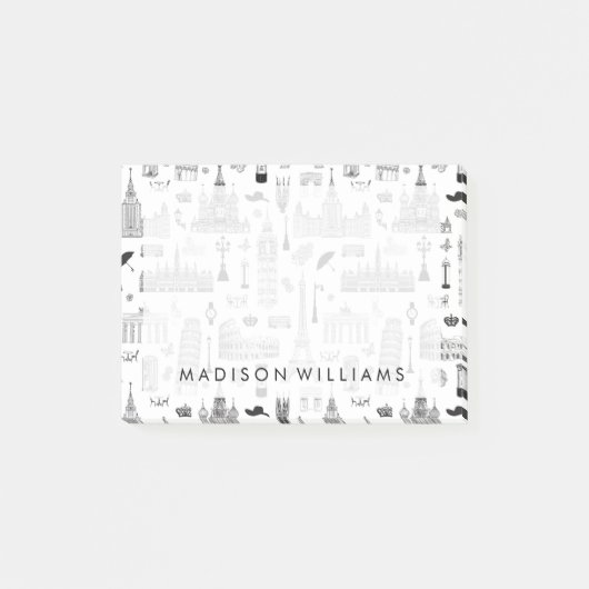 Vakantie in Europa Post-it® Notes (Voorkant)