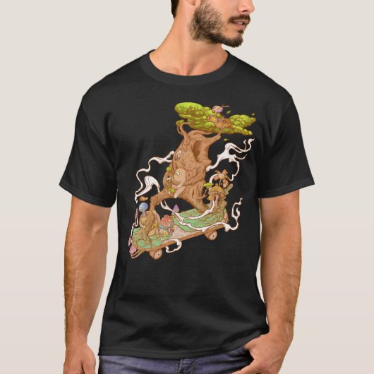 Vakantie in het bos t-shirt (Voorkant)