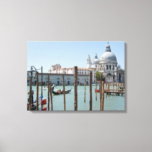 Vakantie in het landschapscanvas van Venetië Canvas Afdruk