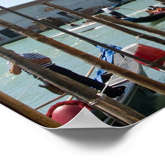 Vakantie in het poster van het landschap van Venet (Hoek)