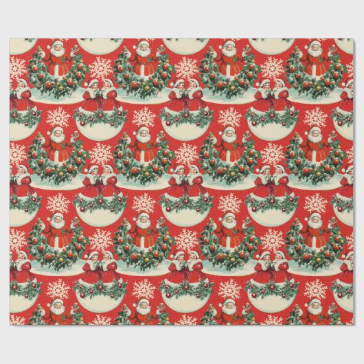  vakantie in het rood cadeaupapier (Vlak)