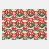 vakantie in het rood inpakpapier vel (Voorkant 3)