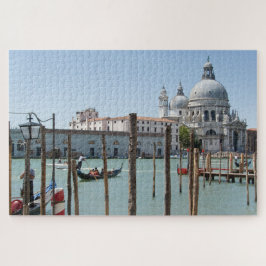 Vakantie in het Venetië-landschap met gondola Legpuzzel