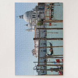 Vakantie in het Venetië-landschap met gondola Legpuzzel