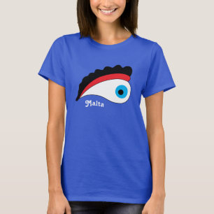 Vakantie in Malta Vist boot Eye of Protection T-shirt
