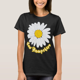 Vakantie in New Hampshire Bloemenweide Madeliefjes T-shirt