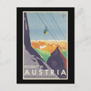 Vakantie in Oostenrijk Feestdagenkaart