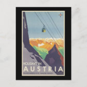 Vakantie in Oostenrijk Feestdagenkaart (Voorkant)