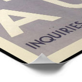 Vakantie in Oostenrijk Poster (Hoek)