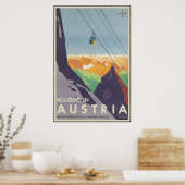 Vakantie in Oostenrijk Poster (Keuken)