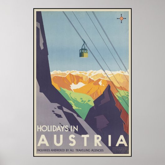Vakantie in Oostenrijk Poster (Voorkant)