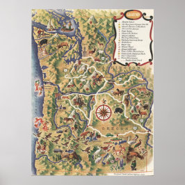 Vakantie in Oregon 1952 Poster