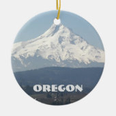 Vakantie in Oregon Mount Hood Mountain Keramisch Ornament (Voorkant)