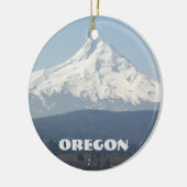 Vakantie in Oregon Mount Hood Mountain Keramisch Ornament (Links)