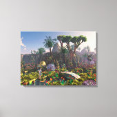 Vakantie in Paradise - door Jurgen Ziewe Canvas Afdruk (Voorkant)