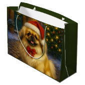 vakantie in Pekingees Groot Cadeauzakje (Achterkant Gekanteld)