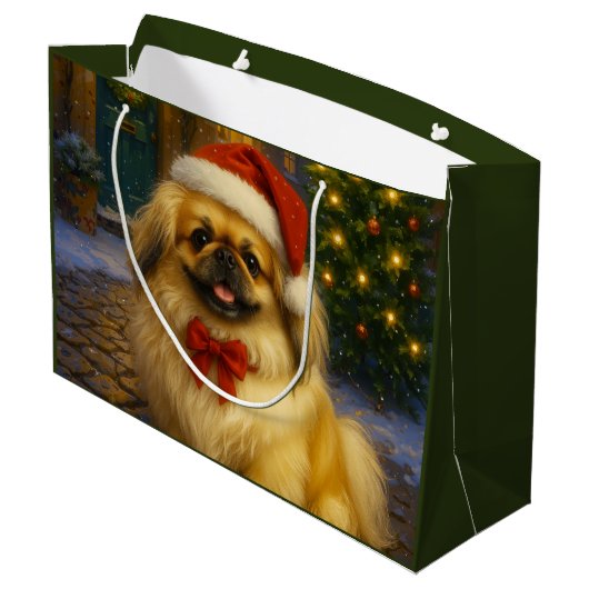 vakantie in Pekingees Groot Cadeauzakje (Achterkant Gekanteld)