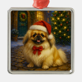 vakantie in Pekingees Metalen Ornament