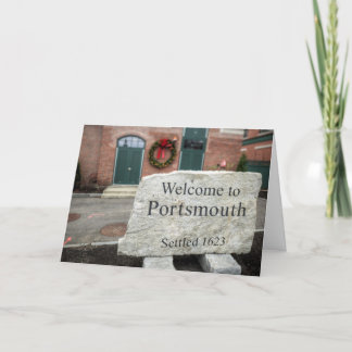 Vakantie in Portsmouth, NH Feestdagen Kaart