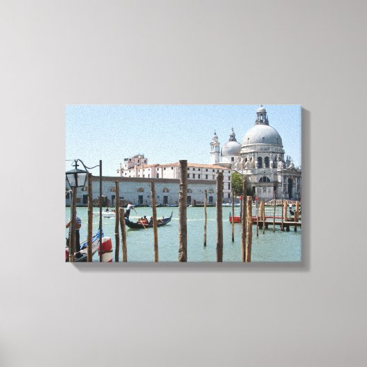 Vakantie in Venetië landschap canvas Afdruk (Voorkant)