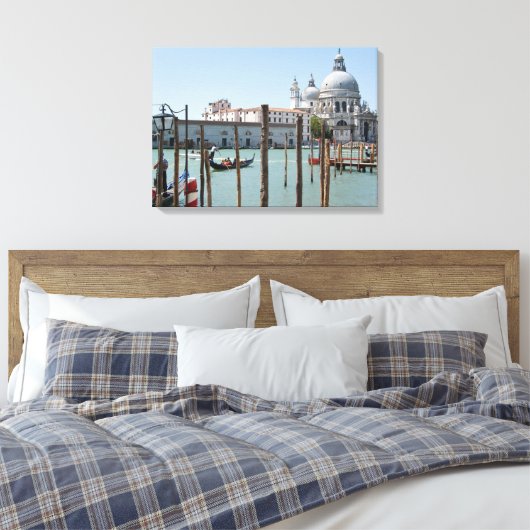 Vakantie in Venetië landschap canvas Afdruk (Insitu (Slaapkamer))