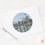 Vakantie in Venetië landschap rond de sticker (Envelop)